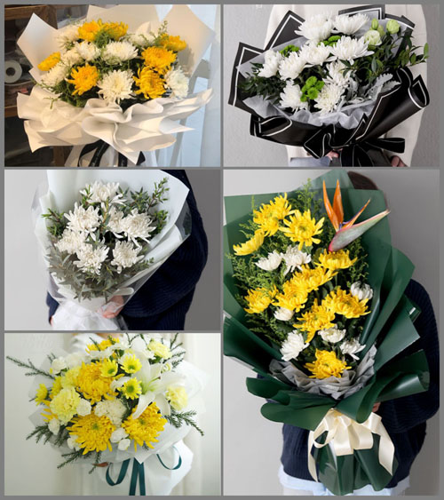 江苏泰州泰兴市曲霞镇戴窑村白事花束代送